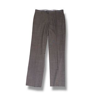 Joseph A. Bank Heather Gray Brrr Dress Pants Sz 34/32